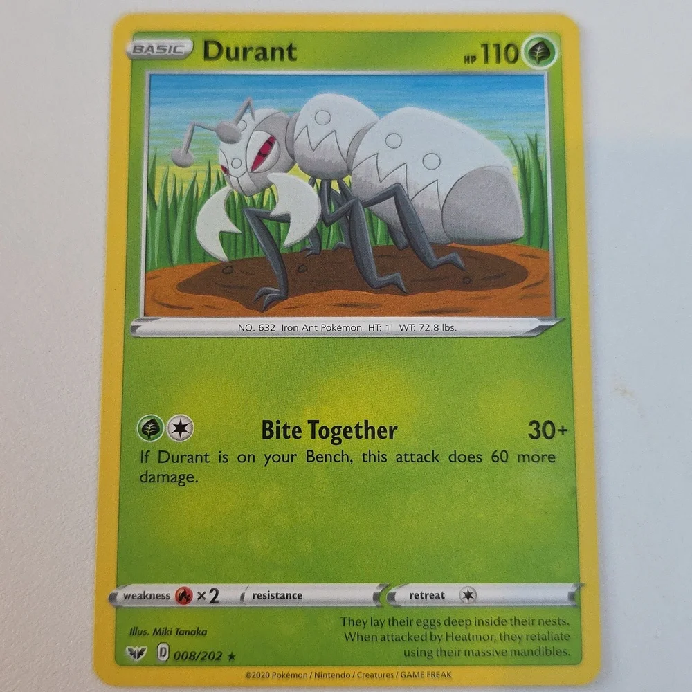 Pokemon Durant Card